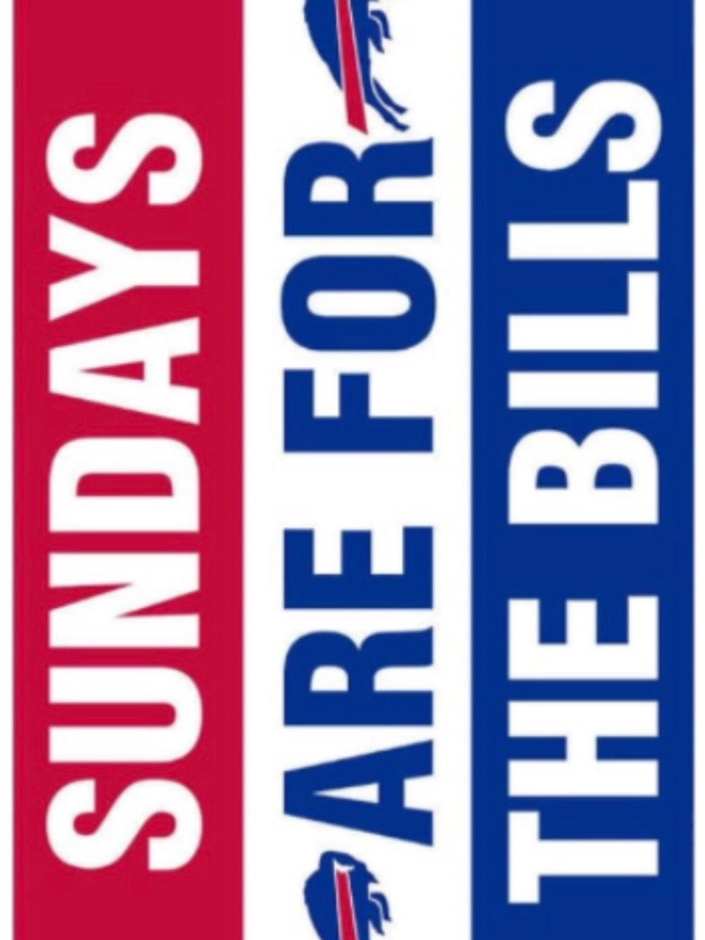 NEW 3x5 Buffalo Bills Flag-Sundays Are For The Bills Striped Fan Banner